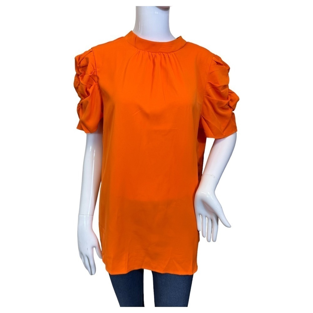 BTFBM Orange blouse size Large
